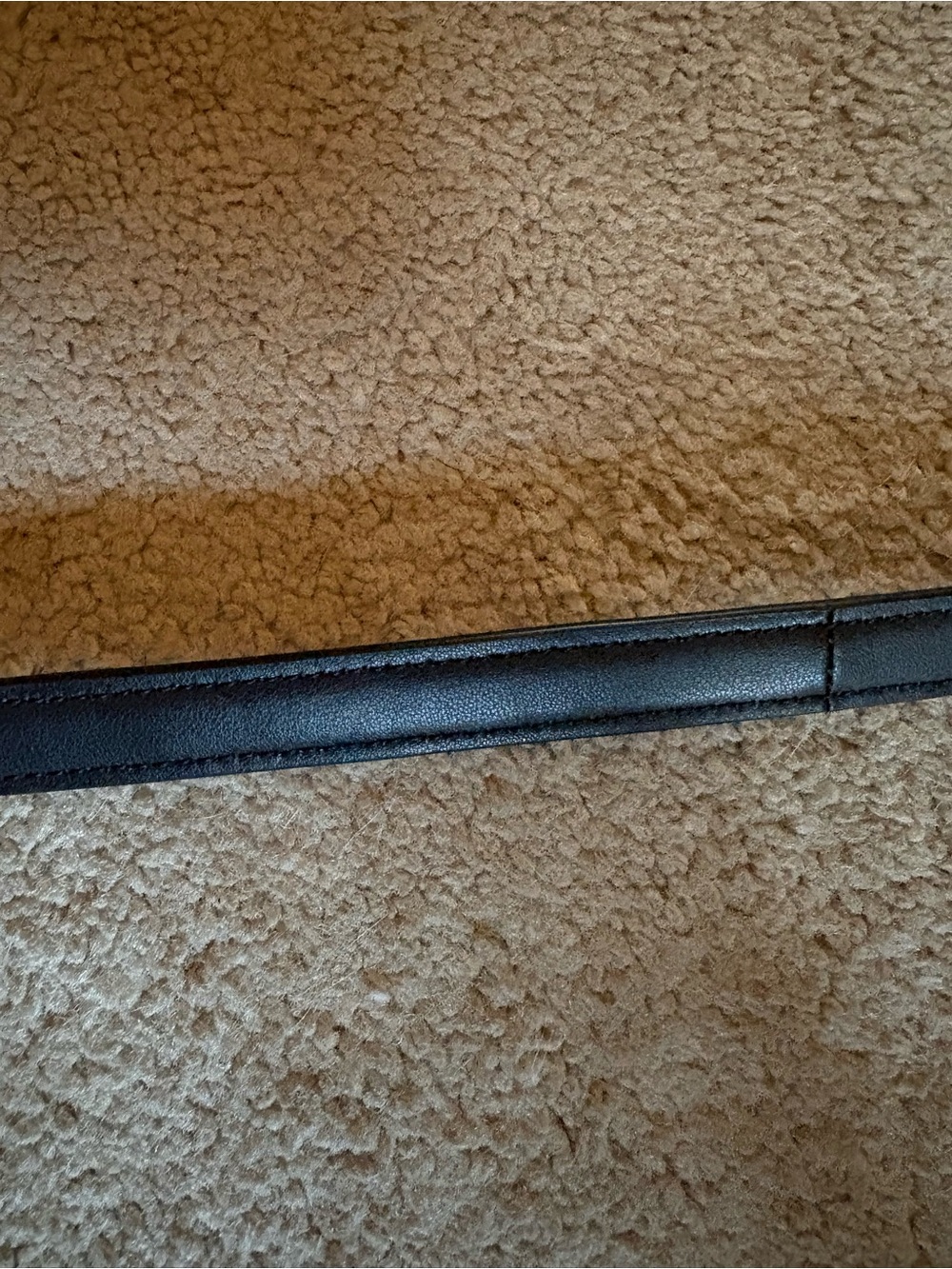 Coach smooth black leather gold tone adjustable crossbody bag strap replacement - Picture 6 of 7